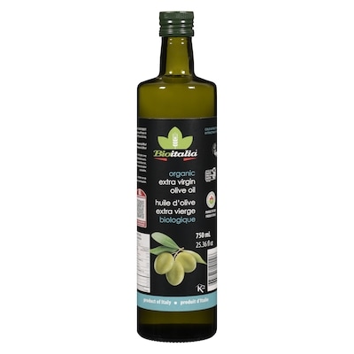 Bioitalia Huile d'Olive Extra Vierge Biologique 750 ml, 3,60 $/100ml