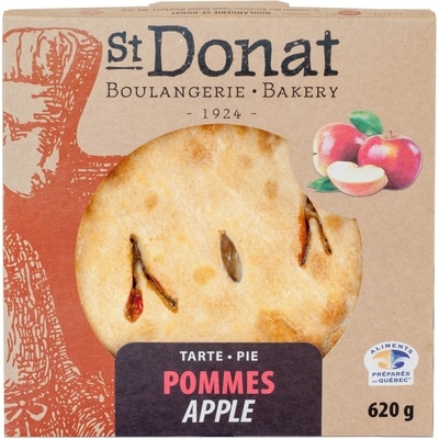 St-Donat Tarte aux pommes 620 g, 1,28 $/100g
