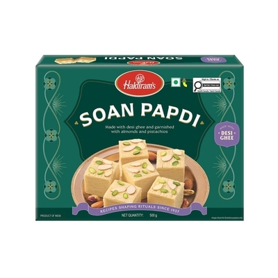Haldiram Soan Papdi 500 g, $1.20/100g