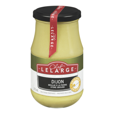 Chef Lelarge Moutarde de Dijon, douce 375 ml, 1,01 $/100ml