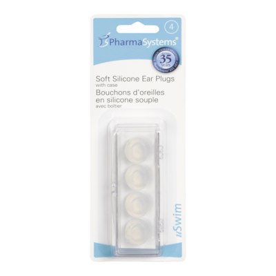 PharmaSystems uSwim Soft Silicone Ear Plugs 4 ea, $1.25/1ea