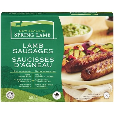 New Zealand Lamb Sausage 500 g, $21.98/1kg