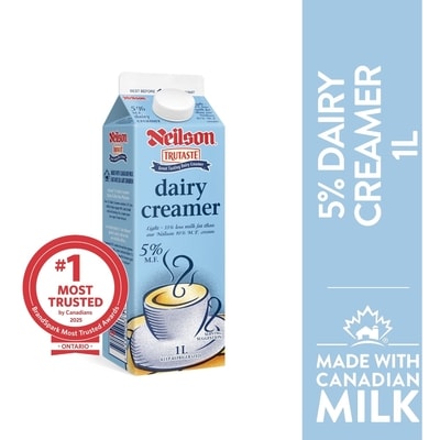 Neilson 5% Dairy Creamer 1 l, $0.48/100ml