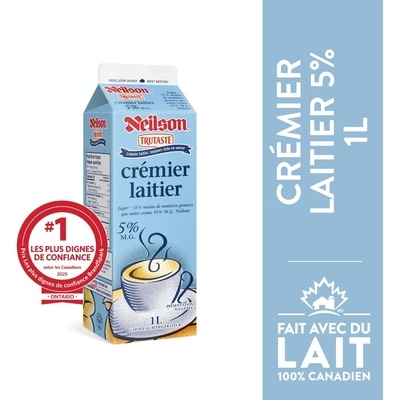 Neilson Crémier laitier 5% 1 l, 0,51 $/100ml