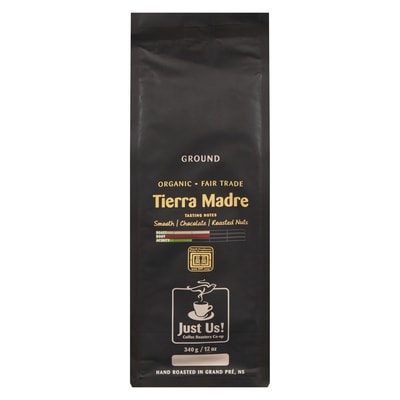 Just Us Ground Coffee, Tierra Madre 340 g, $4.41/100g