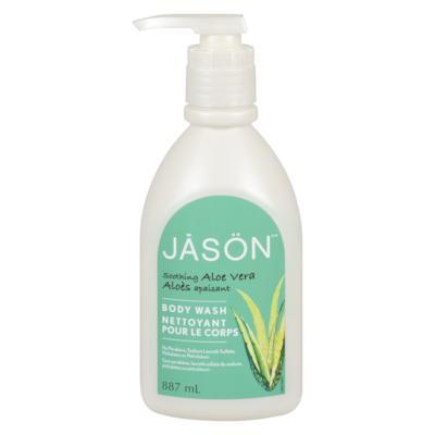 Jason's Body Wash, Soothing Aloe Vera 887 ml, $1.41/100ml