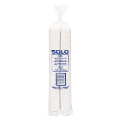 Solo Godet à portions en papier 30 ml (1 oz) 250x250.0 ea, 0,01 $/1ch