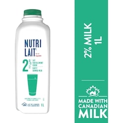 Nutrilait 2% Milk 1 l, $0.23/100ml
