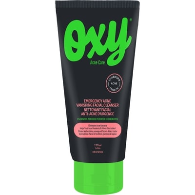 Oxy Emergency Acne Vanishing Facial Cleanser 177 ml, $5.42/100ml