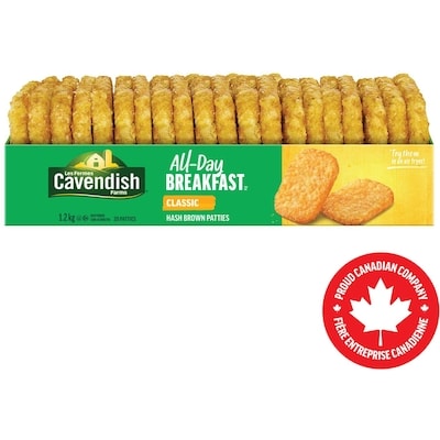 CAVENDISH FARMS All-Day Breakfast Classic Hash Brown Patties 1.2 kg, $0.71/100g