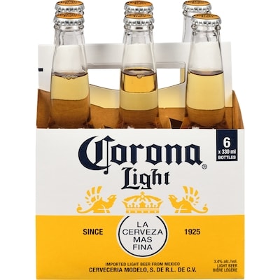 Corona Light Beer (ID required at pick-up) 6x330.0 ml, $0.71/100ml