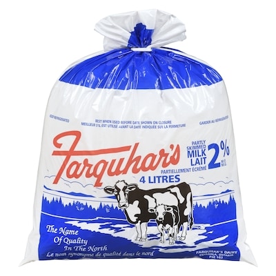 Farquhar Lait, 2 % 4 l, 0,15 $/100ml