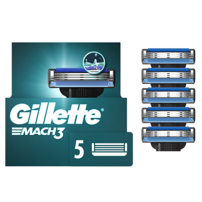 Gillette Razor for Men, 5 Blade Refills 5 ea, $5.00/1ea