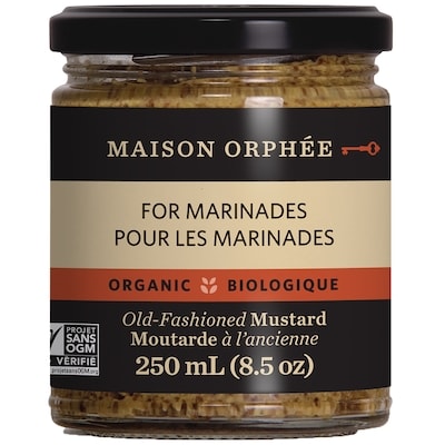 Maison Orphee Maison Orphée Organic Old-Fashioned Mustard 250 ml, $1.40/100ml