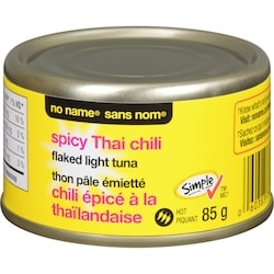 No Name Spicy Thai Chili Flaked Light Tuna 85 g, $1.47/100g