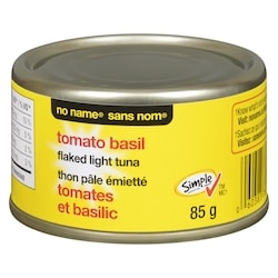 No Name Tomato Basil Flaked Light Tuna 85 g, $1.47/100g