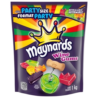 Maynards Wine Gums Candy, Gummy Candy, Bulk Candy, Party Size 1 kg, $1.35/100g