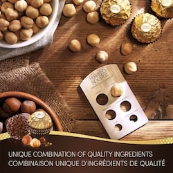 Ferrero Rocher Fine Hazelnut Chocolate Gift Box, 16 Individually