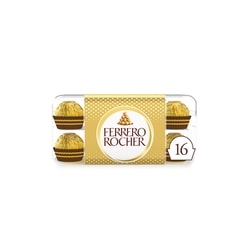 Ferrero Rocher Coffret cadeau de chocolats fins aux noisettes, 16 chocolats emballés individuellement 200 g, 5,50 $/100g