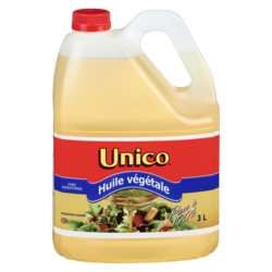 Unico Huile végétale Unico 3 l, 0,30 $/100ml