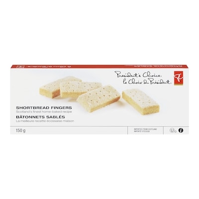 President's Choice Shortbread Fingers 150 g, $3.66/100g