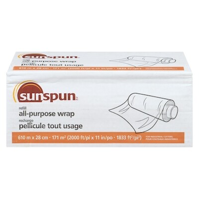 Sunspun Recharge de pellicule tout usage, 610m 1 ea, 20,99 $/1ch