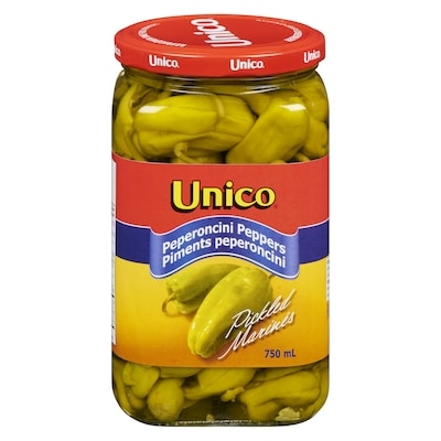 Unico Petits piments marinés 750 ml, 0,73 $/100ml