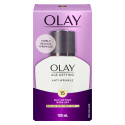 Age Defying Anti-Wrinkle Face Lotion with SPF 15, 100 mL