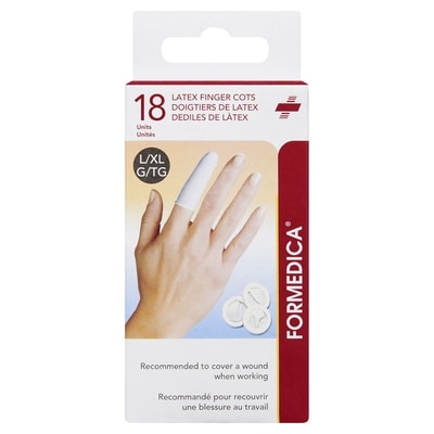 Formedica Latex 6043 L/Xl Finger Cots 18 ea, $0.18/1ea