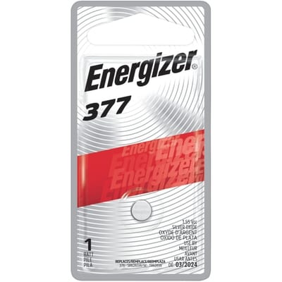 Energizer Pile miniature à l’oxyde d’argent Energizer 377 1 ea, 3,99 $/1ch
