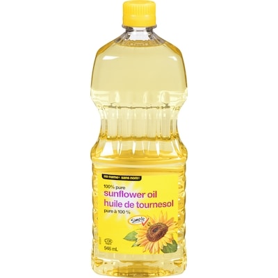 Sans Nom Huile de tournesol pure à 100 % 946 ml, 0,95 $/100ml