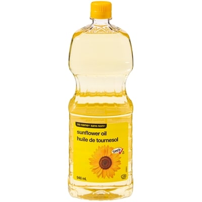 Sans Nom Huile de tournesol pure à 100 % 946 ml, 0,74 $/100ml