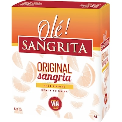 null Sangria au vin originale (Pièce d’identité requise au moment du ramassage) 4 l, 0,64 $/100ml