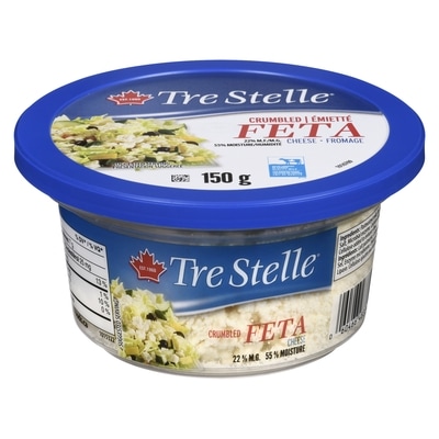 Tre Stelle Feta, Crumbled 150 g, $5.66/100g