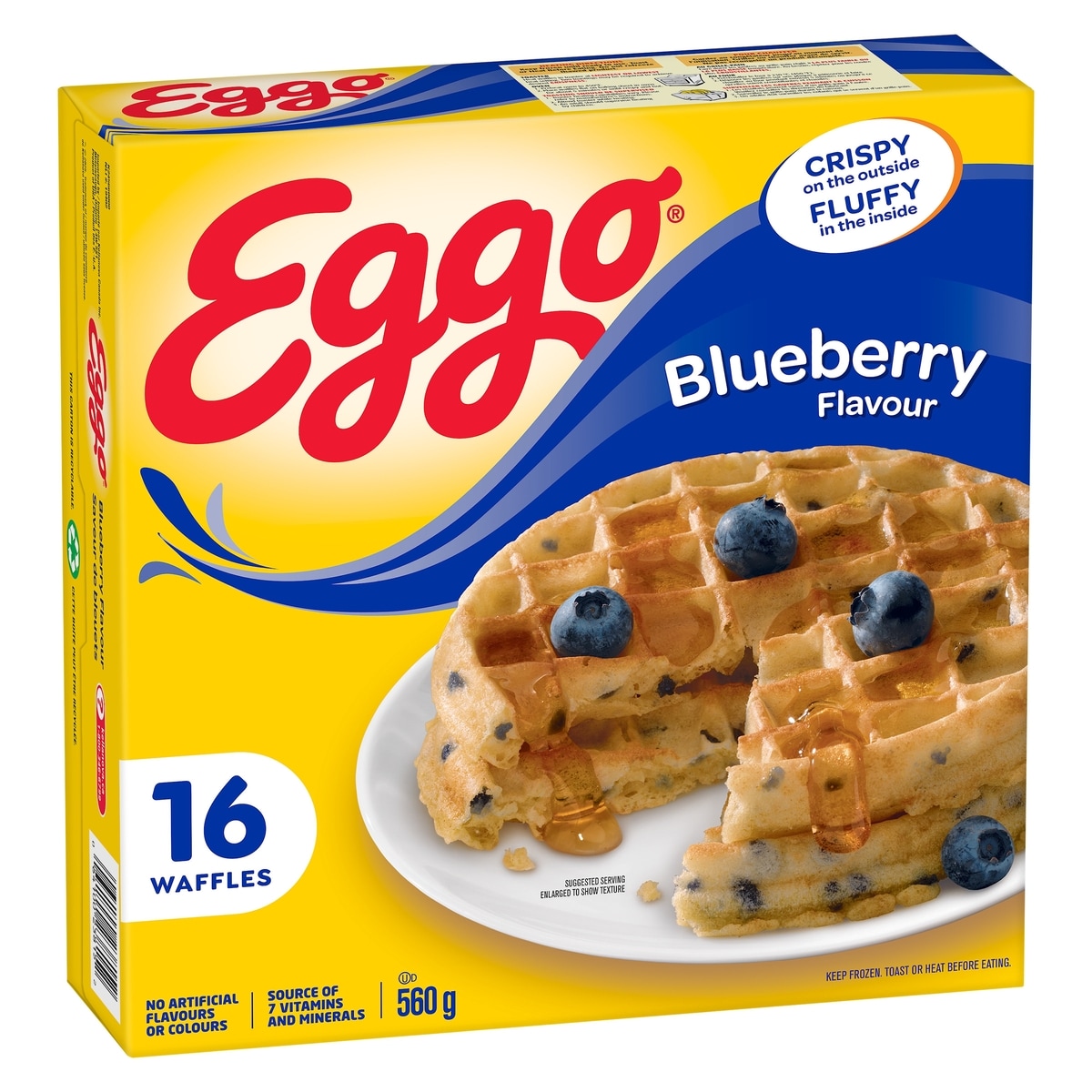Kellogg's Eggo Waffles Blueberry Flavour