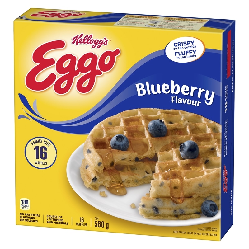 Eggo Waffles Blueberry Flavour