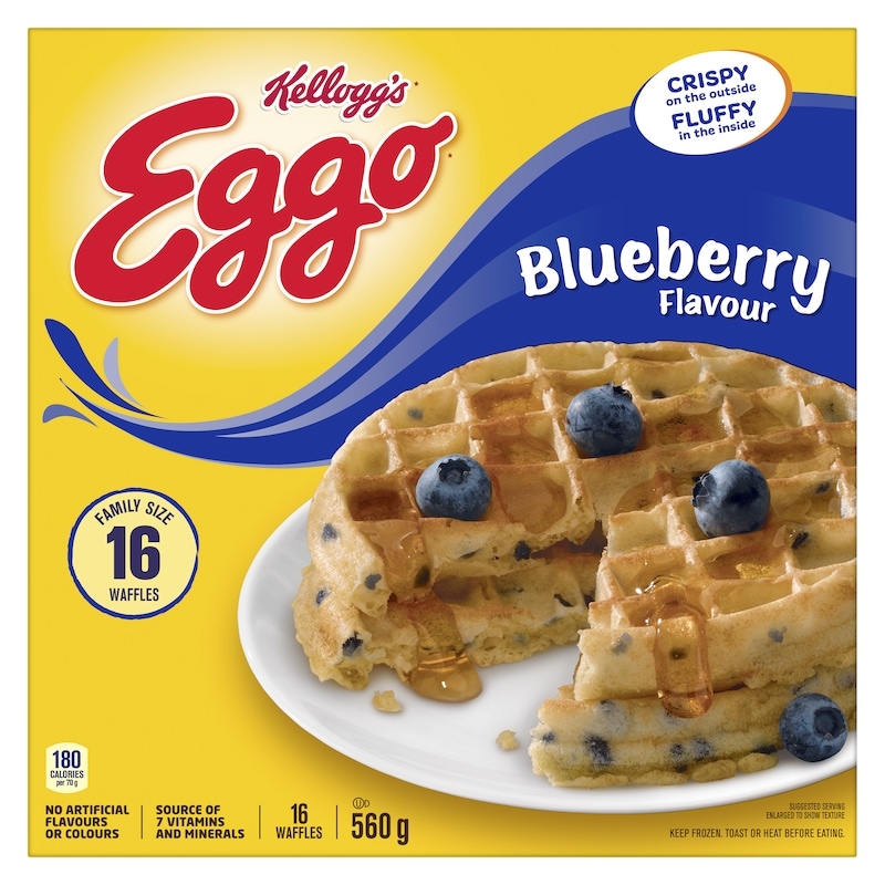 Eggo Waffles Blueberry Flavour
