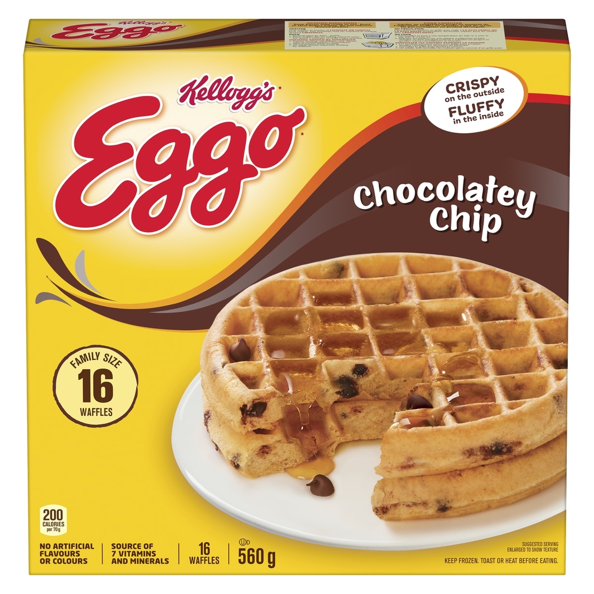 Kelloggs Eggo Waffles Chocolatey Chip