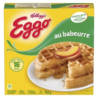 Kellogg’s Gaufres Eggo au babeurre, 16 gaufres 560 g, 1,43 $/100g