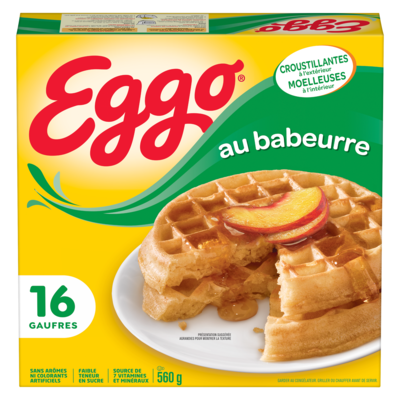 Kellogg’s Gaufres Eggo au babeurre, 16 gaufres 560 g, 1,43 $/100g