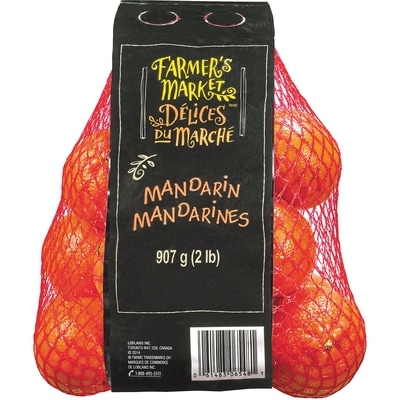 Farmer's Market Mandarin Oranges, 2 lb bag 907 g, $0.77/100g