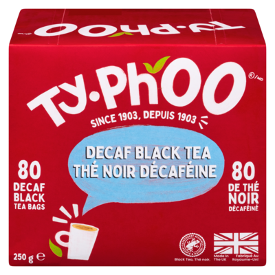 Typhoo Decaf Tea 80 ea, $0.11/1ea
