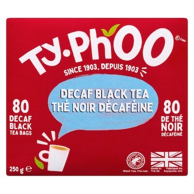 Typhoo Thé décaféiné ordinaire 250 g, 0,14 $/1ch