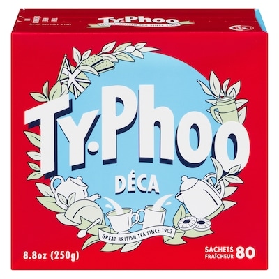 Typhoo Thé décaféiné 80 ea, 0,14 $/1ch