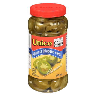 Unico Piments jalapeño verts marinés 375 ml, 1,06 $/100ml
