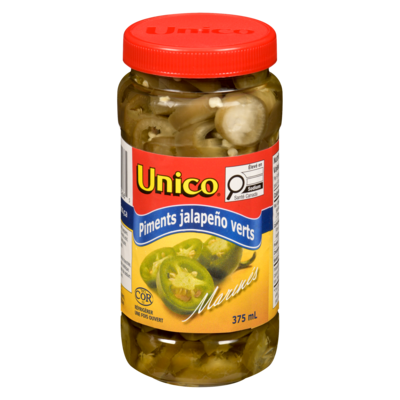 Unico Piments jalapeño verts marinés 375 ml, 0,74 $/100ml