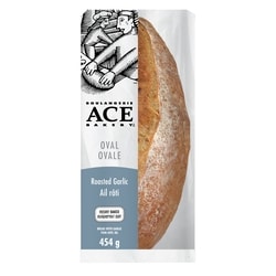 Boulangerie ACE Ovale à l’ail rôti 454 g, 1,21 $/100g