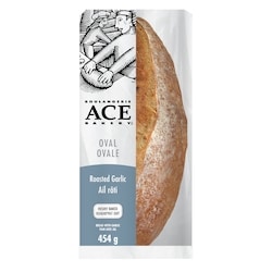 Boulangerie ACE Ovale à l’ail rôti 455 g, 1,38 $/100g