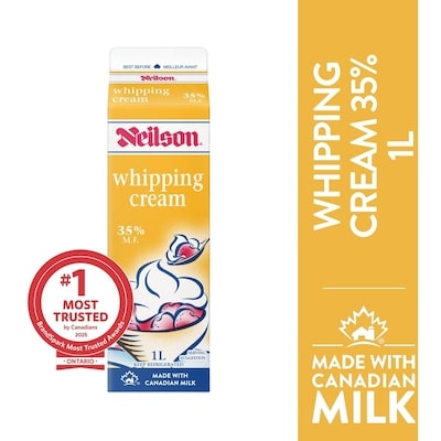 Neilson 35% Whipping Cream 1 l, $0.92/100ml