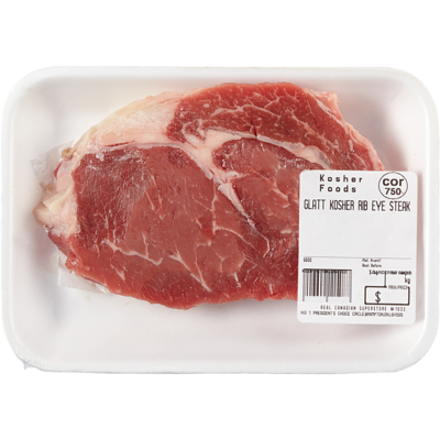 Lazar Kosher Rib Eye Steak $78.21/1kg $35.49/1lb